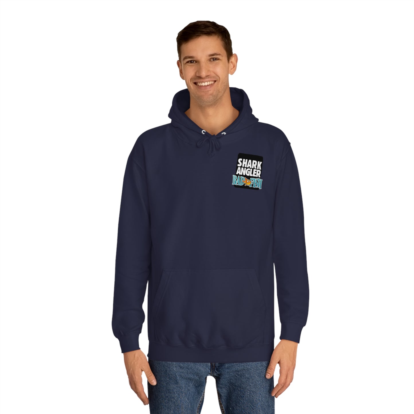 Badfish – Shark Angler : Premium Pullover Hoodie