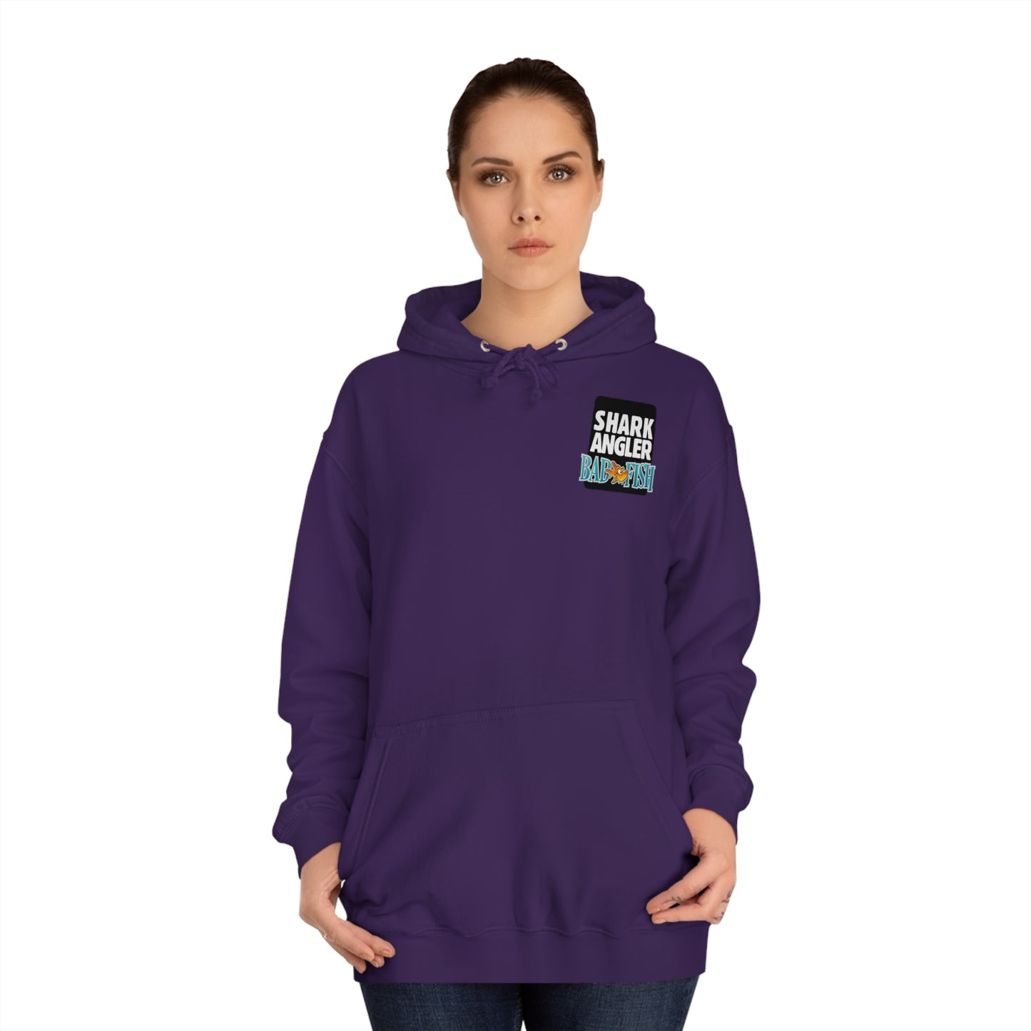Badfish – Shark Angler : Premium Pullover Hoodie