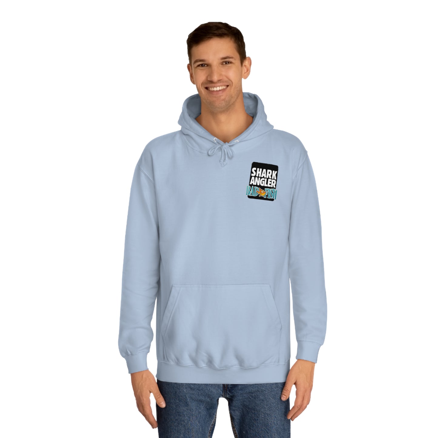Badfish – Shark Angler : Premium Pullover Hoodie