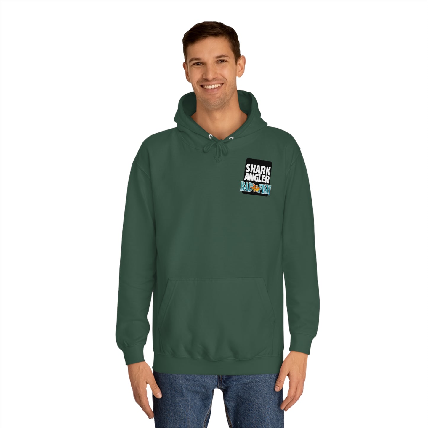Badfish – Shark Angler : Premium Pullover Hoodie