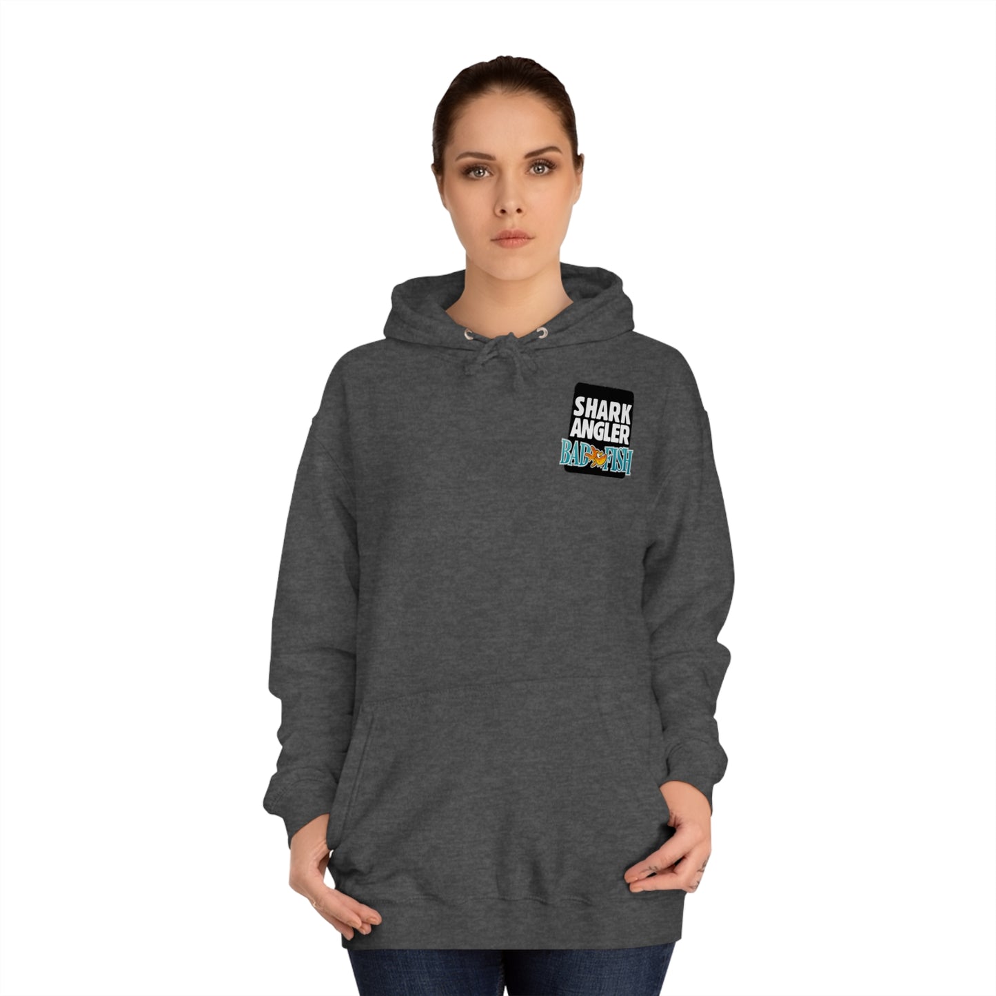 Badfish – Shark Angler : Premium Pullover Hoodie
