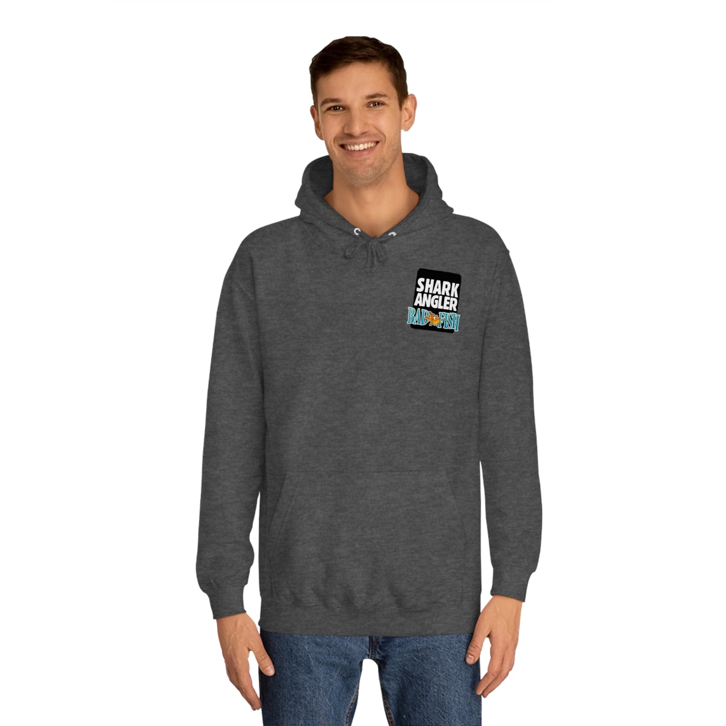 Badfish – Shark Angler : Premium Pullover Hoodie