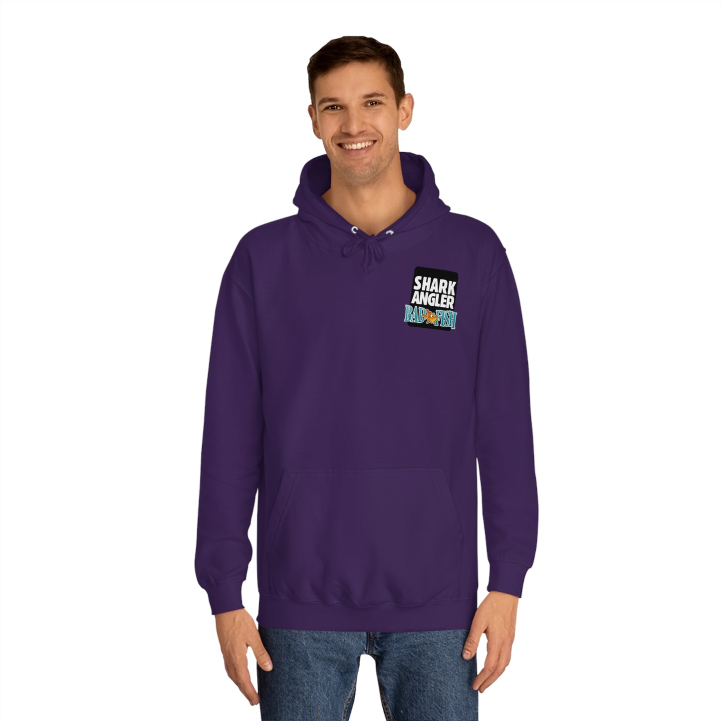 Badfish – Shark Angler : Premium Pullover Hoodie