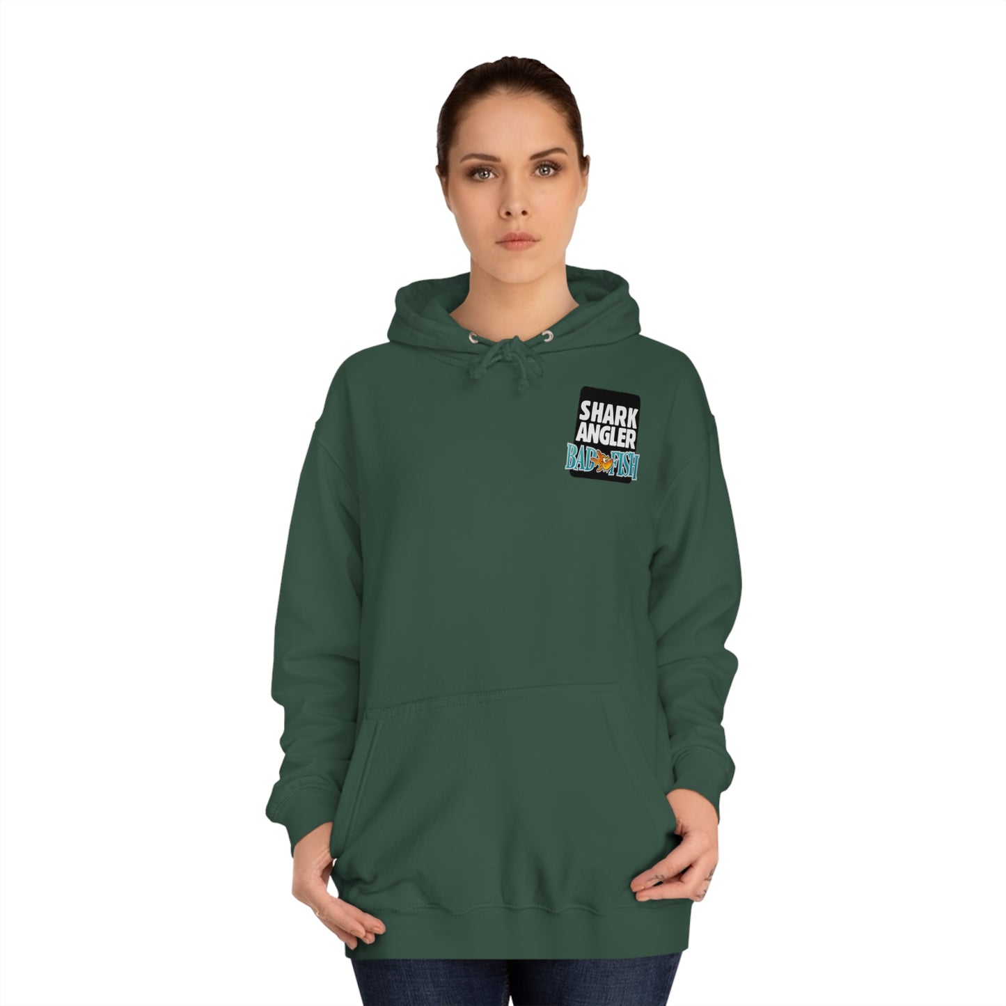 Badfish – Shark Angler : Premium Pullover Hoodie