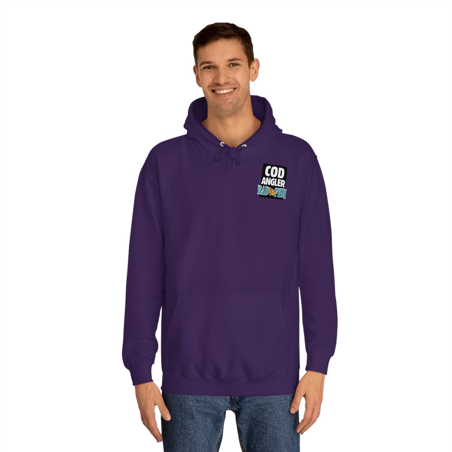 Badfish – Cod Angler : Premium Pullover Hoodie