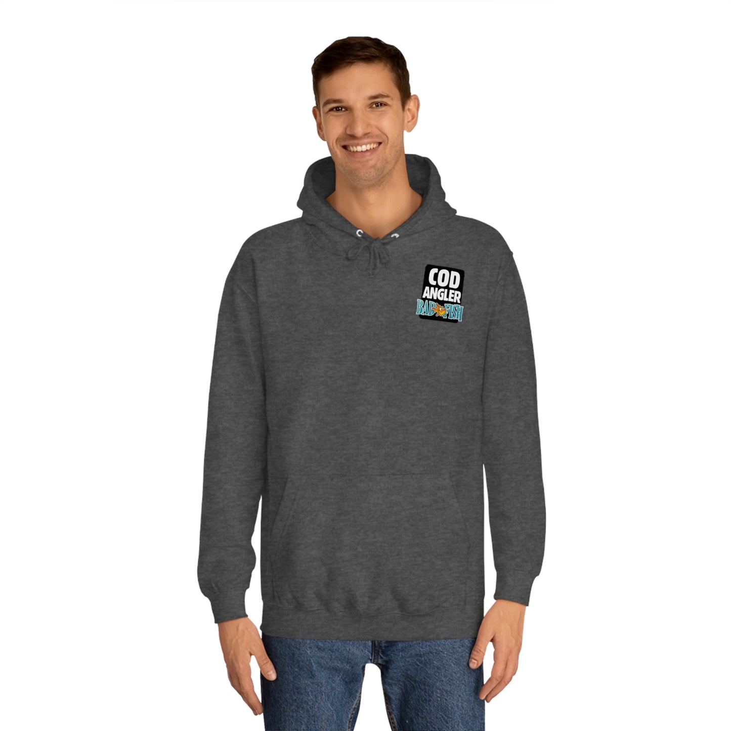 Badfish – Cod Angler : Premium Pullover Hoodie