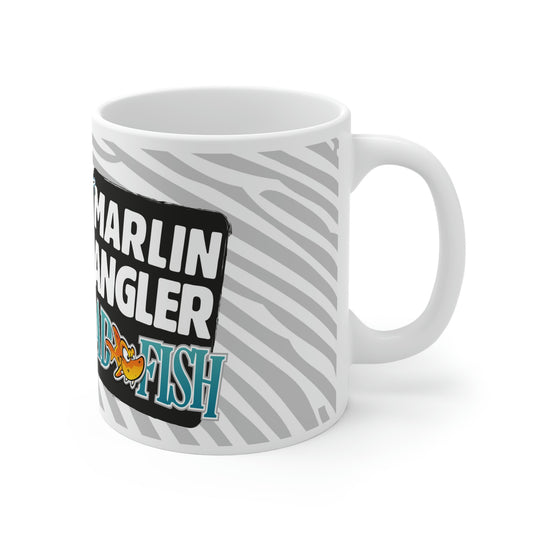 Badfish Marlin Angler 11oz White Mug