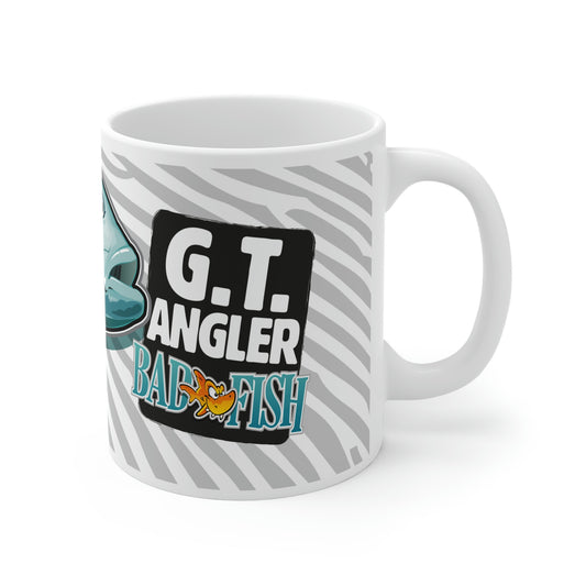 Badfish G.T. Angler 11oz White Mug